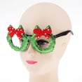 thumbnail image 3 of Espejuelos de fiesta de Navidad Baoblaze Marco Bowknot Novedad, 3 of 8