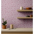 thumbnail image 4 of S4Sassy Self Adhesive Wallpaper, Floral Wallpaper, Pink Removable Diy Vinyl Wall Covering, Textured Peel And Stick Contact Paper For Entryway Accent Wall, Easy Home Decor Solution (25"X120"), 4 of 9