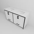 thumbnail image 6 of Ziva 60 in W x 22 in D White Double Bath Vanity and Cultured Marble Top, 6 of 8