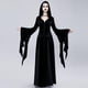 thumbnail image 2 of Vestido largo con capucha para mujer, vestido de de terciopelo oscuro Steampunk, abrigos XS-S Yuyangstore Capa con capucha para mujer, 2 of 8