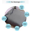 thumbnail image 5 of ¡Gran oferta! Manta de verano Nayueo, manta de cama de algodón lavado con estampado liso, agradable para la piel, edredón fresco, edredón de verano para dormir caliente, edredón ventilado., 5 of 5