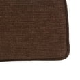 thumbnail image 2 of Gripper Non-Slip 15" x 16" Vienna Chenille Chocolate Brown Chair Cushions, Set of 4, 2 of 6