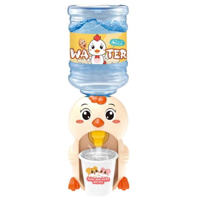 Kids Mini Water Dispenser Frog Animal Style Water Machine- Children Mini Water Dispenser Drink Water Machine Toy for Home - Chick