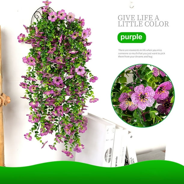 Simulated Orchid Wall Hanging Decorative Wall Ceiling Yugali Hanging Rattan Camellia Chlorophytum Comosum