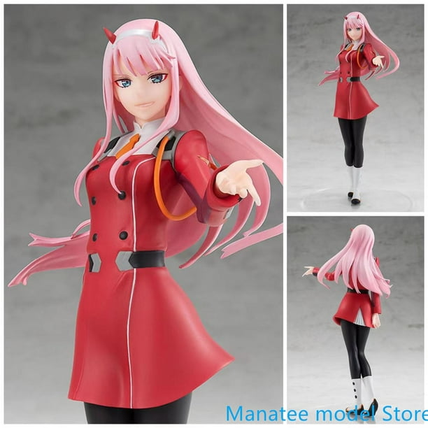 Code Zero Two Figurine Model Anime Figure Girl PVC Doll Toy Pink Hair 002  Statue
