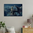 thumbnail image 3 of Fantasy Art Dragon Knight Armor Warrior Wall Art Poster Scroll Canvas Painting Picture Living Room Decor Home 12x18inch(30x45cm), 3 of 6