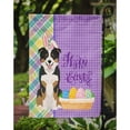 thumbnail image 3 of Tricolor Border Collie Easter Flag Garden Size, 3 of 5