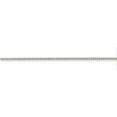 thumbnail image 3 of Auriga 925 Sterling Silver Rhodium-plated 1.25 mm Box Chain Necklace for Women 18", 3 of 6