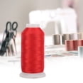 thumbnail image 4 of Machine Embroidery Thread, Sturdy Professional Low Disconnection Rate Sewing Machine Thread  For Sewing For Home Use White,Red,Black, 4 of 8