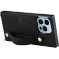 thumbnail image 6 of for iPhone 13 Wallet Case for Women,Removable Adjustable Strap Crossbody Card Holders Cover Neck Strap Lanyard Purse Shoulder Strap Kickstand Purse Case for iPhone 13 KB Black, 6 of 14