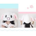 thumbnail image 2 of Gorro De Conejo Bts Kpop Rosa Con Orejas En Movimiento BTS CONEJO, 2 of 2