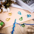 thumbnail image 5 of 6Pcs 2 Styles Crochet Tension Ring for DIY Finger 0.7 Inch Adjustable Crochet Yarn Tension Ring for DIY Crocheting Handmade Tension Companion Ring for DIY Women Crocheters Knitters-Blue Yellow Green, 5 of 6