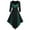 Green, variant on FYEGRE Elegant Ladies Lace Patchwork Dress For Halloween Party And Event Purple M