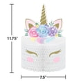 thumbnail image 2 of Creative Converting 344425 11.75 x 7.5 in. Unicorn Baby Shower Centerpiece, Case of 6, 2 of 2