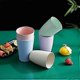 thumbnail image 3 of Wheat Straw Cup Eco-friendly Unbreakable Reusable drinking glasses Healthy Tumbler Set for Adul, 3 of 4