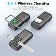 thumbnail image 3 of SOLPOWBEN 59800mAh Solar Power Bank, Portable 3-in-1 Wireless Charger, 20W Fast Charging External Battery Pack with Hand Crank, 6 Outputs, Dual Flashlight for Hiking Camping Essentials, 3 of 10