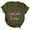 A566 Army Green, variant on Yuncity Christmas Shirts For Women Cute Santa Claus Print T-Shirts Oversized Short Sleeve Crew Neck Summer Fall Stylish Soft Casual Outdoor Holiday Tees Size L Army Green