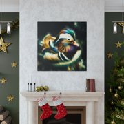 Mandarin Duck Expressionism - Canvas