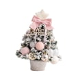 thumbnail image 3 of Mini de Navidad con decoración de mesa de luz con bolas, accesorios de fiesta con lazo, Kit de de Navidad DIY, adorno navideño para boda 35 cm 1378 pulgadas, 3 of 8