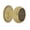 Brass, variant on Nostalgic Warehouse Ckb_Cracla Craftsman 1-3/8" Luxury Solid Brass Deco Weave Mushroom