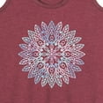 thumbnail image 3 of Instant Message - Radial Watercolor Design - Women's Racerback Tank Top, 3 of 6