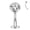 Silver, variant on G23 Titanium Disc Bottom Floating Belly Button Rings for Women - Curved Barbell Navel Rings, 14g Belly Piercing, 8/10/12/14mm