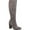 Grey, variant on Womens Kyllie Extra Wide Calf Stacked Heel Knee High Boots