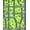 Green, Pattern 1, variant on Flatwoven High Traffic Area Rug, Playful Urban Landscape Theme, Non Slip, Stain Resistant, Washable Area Rugs for Living Room, Bedroom(Green, 2X3)