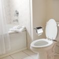 thumbnail image 2 of GOOHOCHY Wall Mount Toilet Paper Roll Holder Shelf Organizer Dispenser Bathroom Accessory, 2 of 8