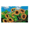 thumbnail image 1 of Rug Making Latch Hooking Kit | Sunflower Field, 1 of 10
