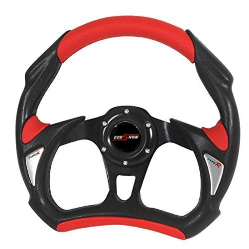 New World Motoring RED Steering Wheel with Adapter for RZR 570 800 900