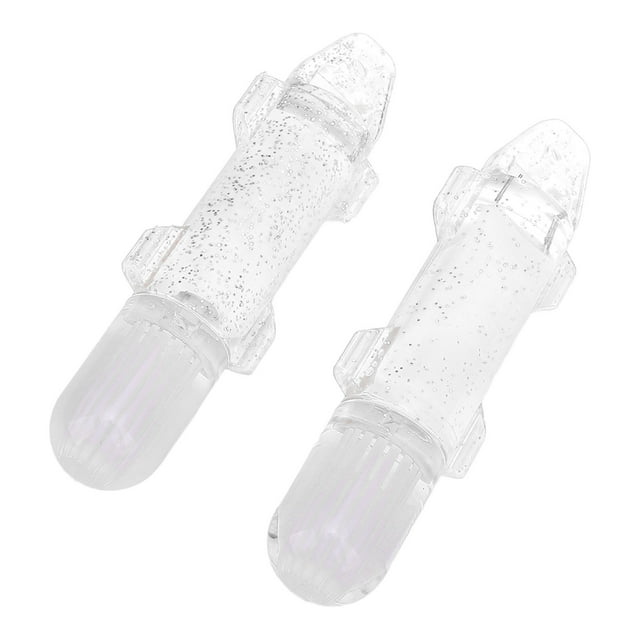 Underwater Fishing Light,2PCS Underwater Fishing Light Fiber Optic LED Deep Drop Fishing Light Flashing Attractants Fish Lamp Tools