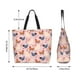 thumbnail image 5 of Balery Funny Chicken Bolsa Tote Estilo Estético con Cremalleras, Bolsa de Hombro, Bolsa de Compras Grande y Plegable, 5 of 8