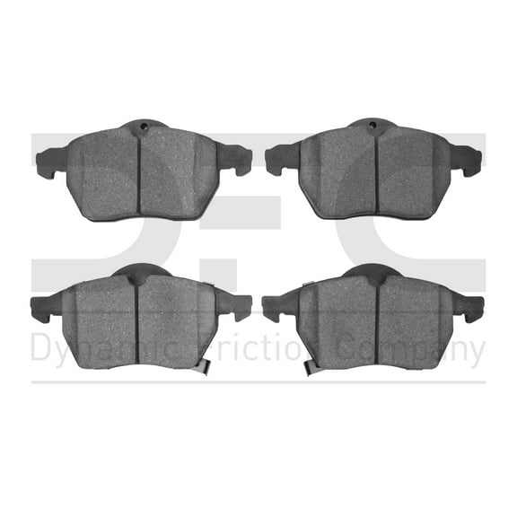 Dynamic Friction Company 3000 Semi-Metallic Brake Pads 1311-0819-00-Front Set