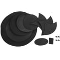 thumbnail image 1 of 14 Drum Practice Pad, 14 Pcs/Set  Pad Drum Pads Practicing Mute Pad Drummer  For Player, 1 of 8