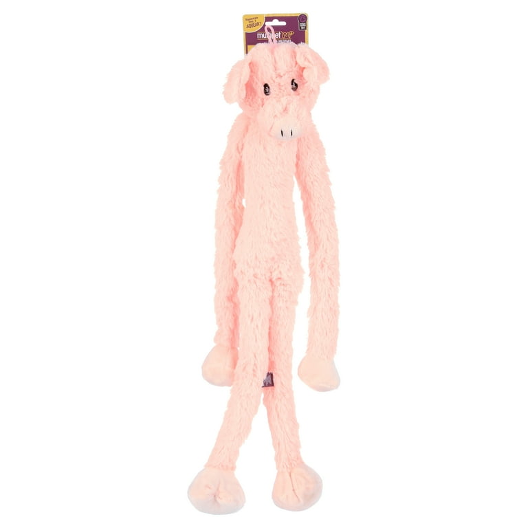 Multipet Swingin' Slevins Plush Pig Dog Toy, Extra Long, Extra