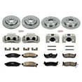 thumbnail image 2 of PowerStop Front and Rear Stock Replacement Brake Pad and Rotor Kit with Calipers Fits: INFINITI NISSAN Select Models KCOE212, 2 of 5