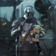 thumbnail image 2 of Diamond Select - Star Wars le Mandalorien avec Grogu Échelle 1/6 Buste Px, 2 of 13
