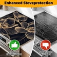 thumbnail image 6 of Stove Top Cover for Home Decoration Kitchen Pad Non-Stick Washable Cooktop Covers Countertop Protector Keep Stove Clean 28"x20" (Flower), 6 of 7