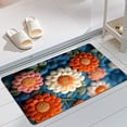 thumbnail image 1 of SIfdSeng Get it Fast Floral Velvet Door Mat Luxe Wool Rug for Entryway & Bathroom (Dirt & Durable), 1 of 6