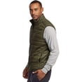 thumbnail image 2 of ET TU Men's Lightweight Puffer Vest L, Olive, 2 of 4