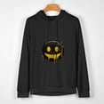 thumbnail image 2 of SOLY HUX Men's Graphic Hoodies Long Sleeve Drawstring Pocket Fuzzy Pullover Sweatshirt Black, 2 of 4