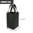 thumbnail image 4 of 2Pcs Divided Wine Bottle Carrying Beer Bag Portable Wine Bag Decorative Bag, 4 of 5