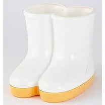 Grupo Mirandinha - Elegant Fake White Plastic Flower Vase - Perfect for Parties & Home Decor