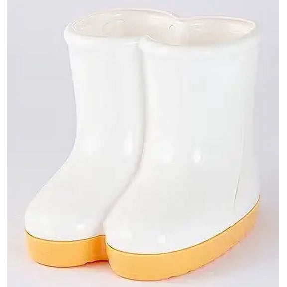 Grupo Mirandinha - Elegant Fake White Plastic Flower Vase - Perfect for Parties & Home Decor