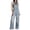 za-Light Blue, variant on Hvyesh Women's Plus Size Denim Jumpsuit Summer One Piece Rompers for Women Distressed Jeans Rompers Casual Stretch Denim Bib Overalls Jeans Pants