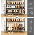 thumbnail image 4 of HOOBRO 4-Tier Shoe Shelf Shoe Rack Storage Entryway Living Room Hallway BF14XJ01, 4 of 7