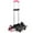 Pink, variant on IvyH Folding Hand Truck Students Aluminum Backpack Trolley Portable Wheeled Luggage Cart 6 Wheels for School Travel Outdoor