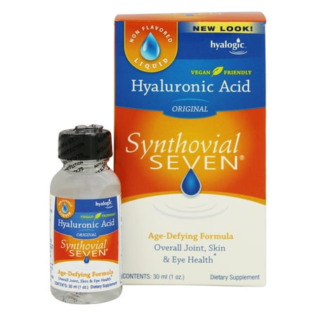 Hyalogic - Synthovial Seven acide hyaluronique pur (HA) - 1 oz.