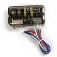 thumbnail image 3 of 2X 12V Auto Car Audio Converter Stereo High to Low Adjustable Frequency Cable Speaker Level Converter Adapter, 3 of 5